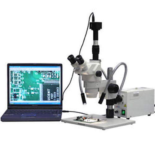 2X-225X Large Stand Ultimate Circuit Board Zoom Stereo Microscope + 1.3MP Camera
