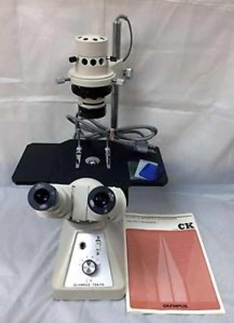 Olympus CK Inverted Microscope - 4x/10x/40x - GREAT CONDITION