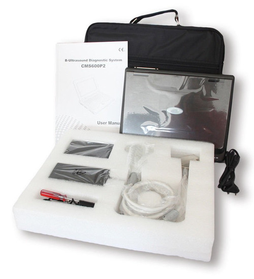 CMS600P2  full digital Portable Laptop Ultrasound Scanner+7.5MHZ linear probe CE