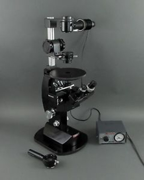 Wild M40 Inverted Microscope - 3 Objectives Pr. W 10xK Eyepieces