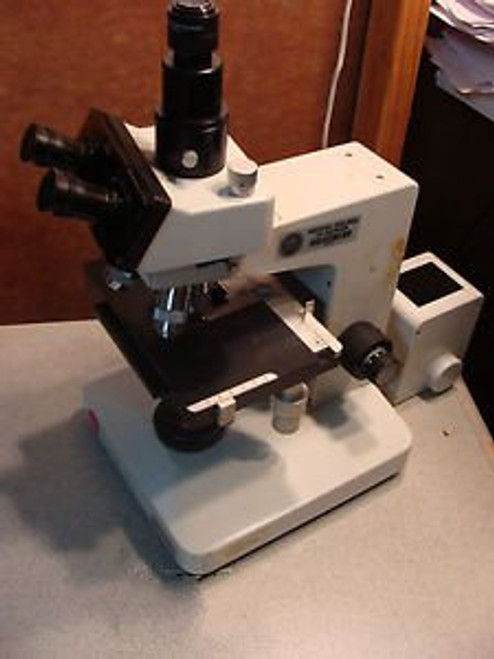 Leitz Dialux 22 Trinocular Microscope - 3 Eyepieces - Fluotar Objectives