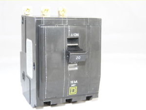 New Square D QOB320 3p 20a 120/240v Circuit Breaker