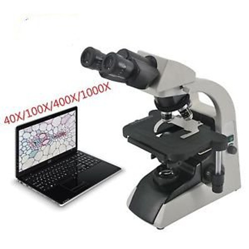 10X4X 10X  40X 100X Binocular Biological Microscope Compound Clinical Medical