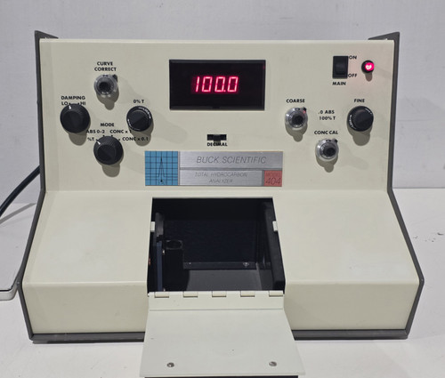 Buck Scientific HC-404  Total Hydrocarbon Analyzer Tester Infrared
