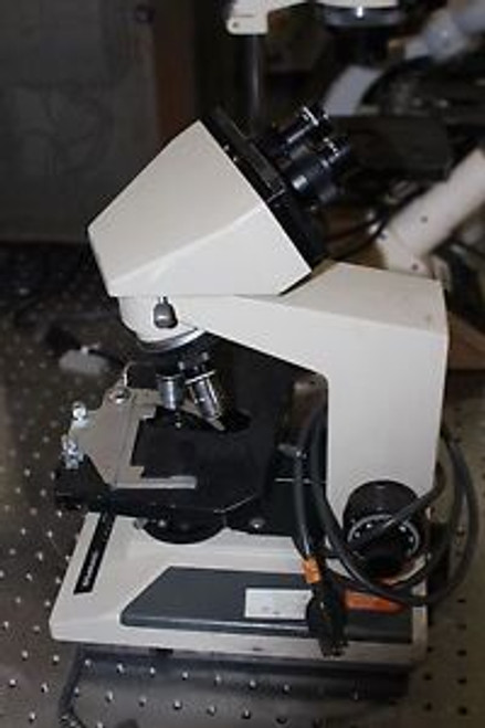 OLYMPUS BH-2 MICROSCOPE WHK 15XL EYE PIECES WITH OBJECTIVES