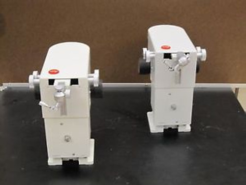 NWOB Leitz mechanical micromanipulators (pair). XYZ adjust.