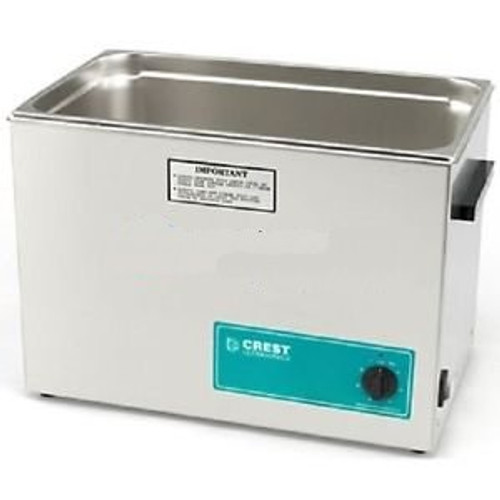 New Crest CP1800T Powersonic Ultrasonic Cleaner w/Lid & Timer 5.25 Gallon