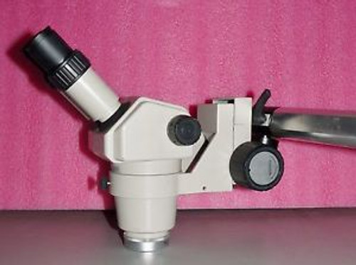 NIKON SMZ-1B STEREOSCOPIC MICROSCOPE W/ TWO 10X/21 EYEPIECES & STAND POLE