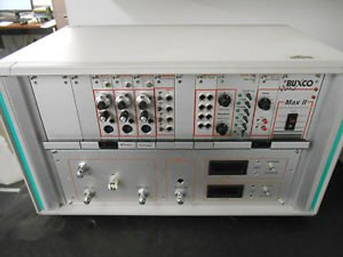 BUXCO MAX II, 2 STRAIN GAUGE PRE-AMPS, VALVE CONTROL & MANEUVER SIGNAL GENERATOR