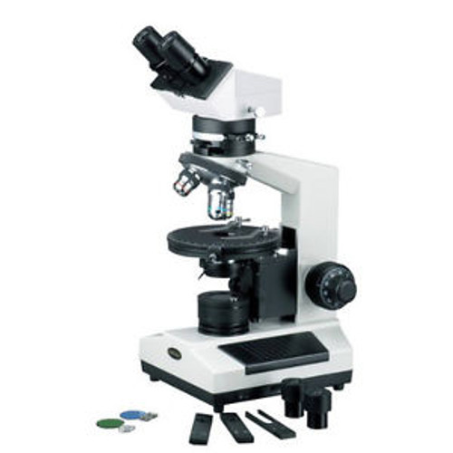 AmScope PZ200BA Binocular Polarizing Microscope 40X-640X