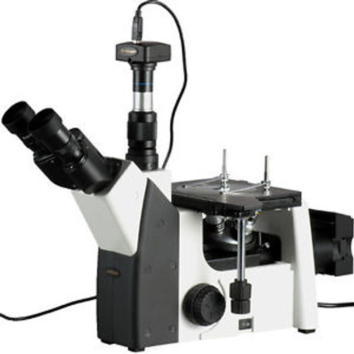 50X-1000X Inverted Trinocular Metallurgical Microscope + 1.3MP Camera