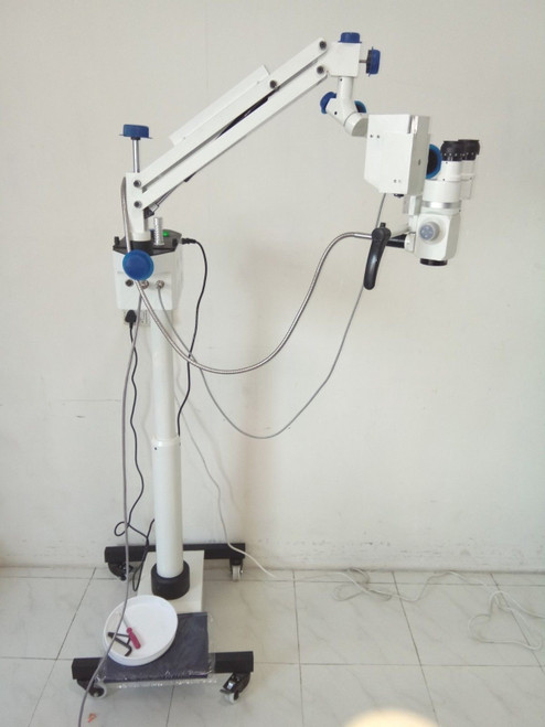 3 Step Floor Stand Surgical ENT Microscope - Manual Fine Focusing