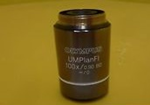 Olympus 1-UN534 Microscope Objective UMPlanFI 100x/0.90 BD ?/0 Used Working