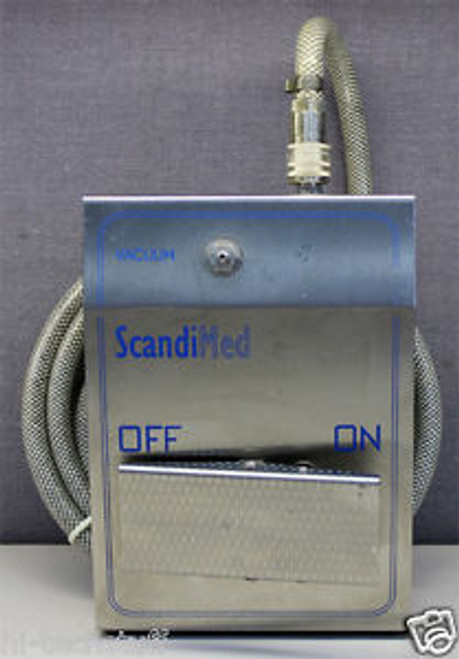 ScandiMed Implant AB 4232 & 422800 Optivac Vacuum Foot Pedal & Hose