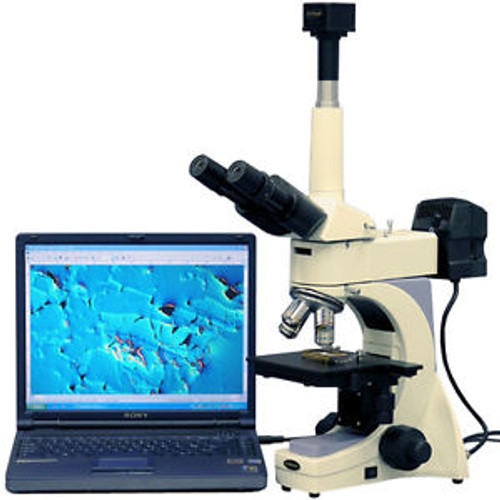 40X-640X Infinity Plan Metallurgical Compound Microscope + 9MP Camera