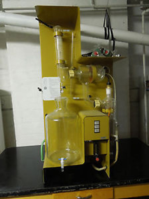 CORNING BARNSTEAD MEGA-PURE GLASS STILL WATER DISTILLATION SYSTEM 3 LITER AUTO