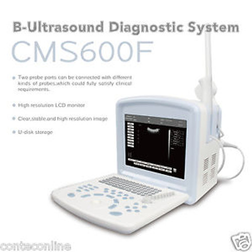 Portable Diagnostic Scanner system Ultrasound machine+3.5Convex Probe CMS600F