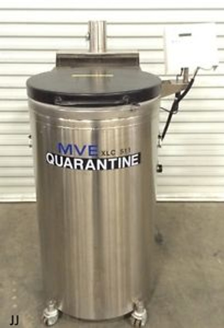 MVE Liquid Nitrogen Storage Tank XLC 511-F w/ TEC 2000 System Monitor