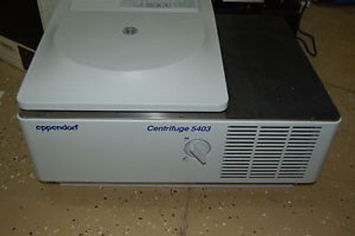 Eppendorf centrifuge 5403 refrigerated R microcentrifuge   laboratory micro lab