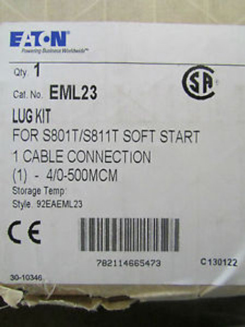 Eaton Cutler Hammer Eml23 Lug Kit For S801T/S811T Soft Start