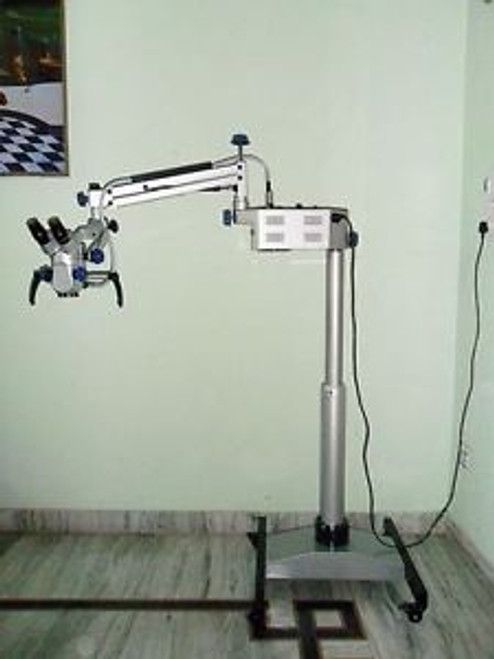 ENT Microscope, with Fiber Optic Twin Bulb Halogen Cold Light Source