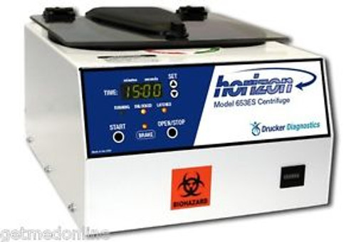 NEW Drucker 653ES 3150rpm Fixed Speed Horizontal Rotor Centrifuge, 12 x (5-10ml)