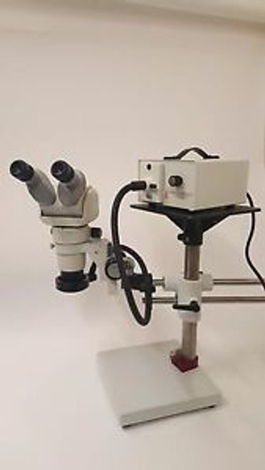 Nikon Microscope with Boom Stand, Lightbox & Ergonomic Eyepieces SMZ800