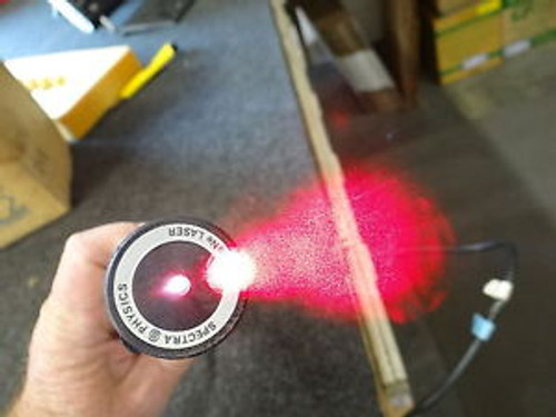 Spectra Physics 145-01 Helium Neon 4mW Class IIIb Laser in original box WORKING