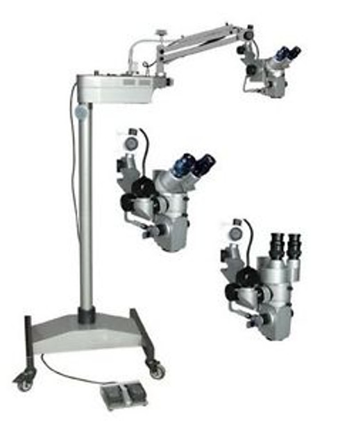 ENT Microscope, Mobile Floor Stand with Caster Wheels