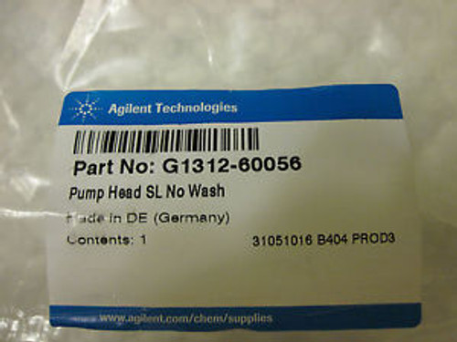 Agilent Pump Head SL No Wash, G1312-60056