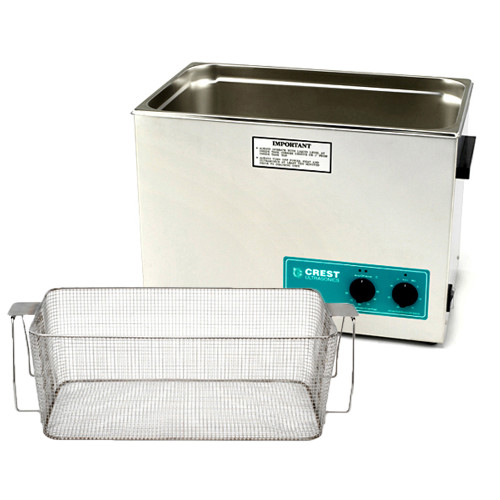 Crest CP2600HT Ultrasonic Cleaner with Mesh Basket-Analog Heat & Timer