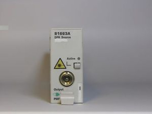 Agilent 81663A DFB Laser Module for 8164A, 8163A or 8166A