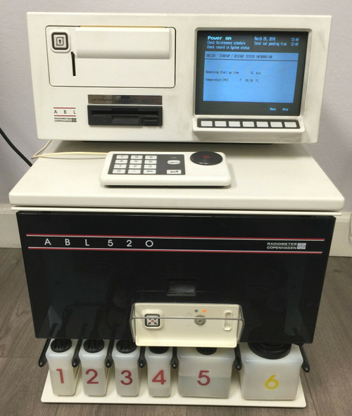 Radiometer ABL 520 Blood Gas Analyzer ABL5200 Warranty s.