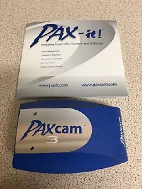 PAXcam 3 PROFESSIONAL DIGITAL USB2 MICROSCOPE CAMERA INC PAX-it SOFTWARE