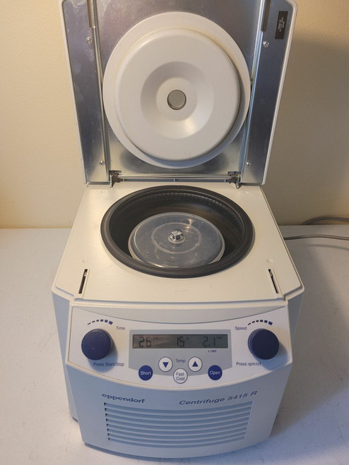 Eppendorf 5415R Micro centrifuge w/ rotor, new rotor lid & 1 year warranty
