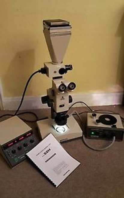 Olympus SZH-ILLD StereoZoom Microscope 2 DF Plan Objectives 7.5x-64x Zoom Camera