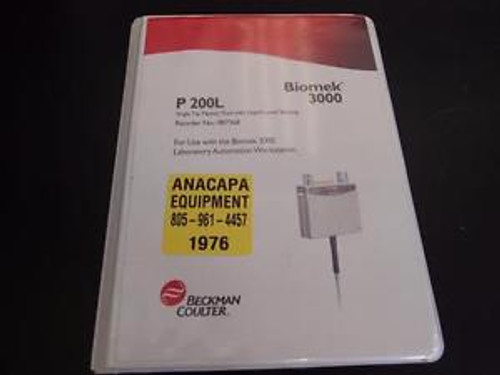 Beckman Coulter Biomek 3000 P200L Single Tip Pippette Tool (1976)