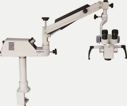 Surgical Microscope, Portable, 5 Step, with Motorized Fine Focusing By Foot