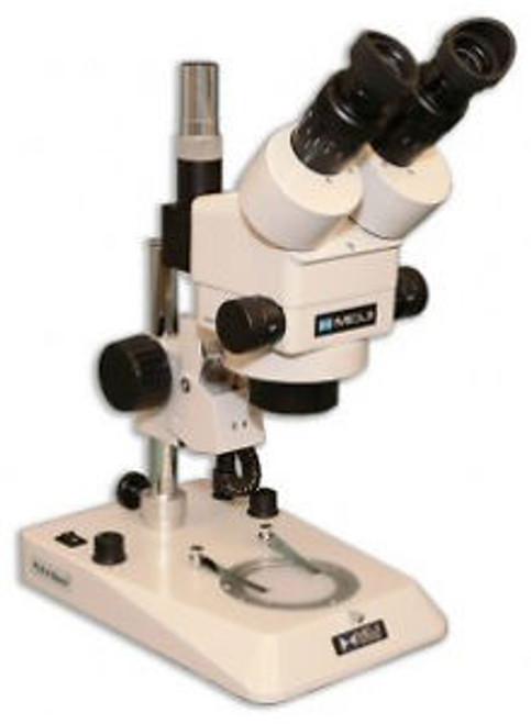 Meiji Techno EMZ-8TR Trinocular Microscope, with 10x Eyepieces and PLS