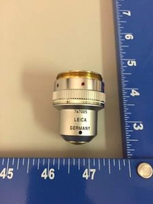 Leica 150X / 0.90 ?/0 Microscope Lens 365nm (767005) GREAT CONDITION