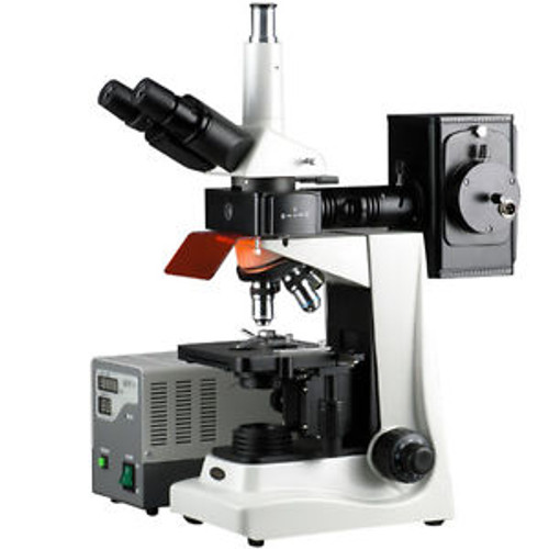 AmScope FM320TA 40X-1600X Trinocular EPI Fluorescence Microscope