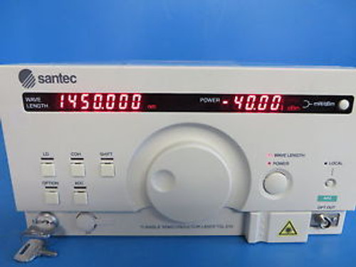 Santec TSL-210 Tunable Semiconductor Laser w/ Opt 1410-1490nm ATT APC Hi