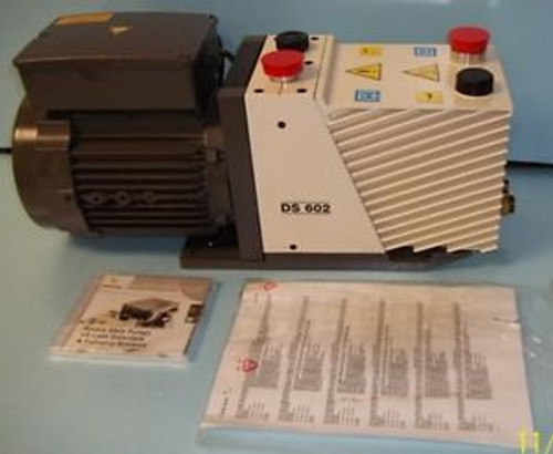 VARIAN DS 602 VACUUM PUMP S/N: 256572 MOTOR: LEROY SOMER N: 708566-2008 120-240V