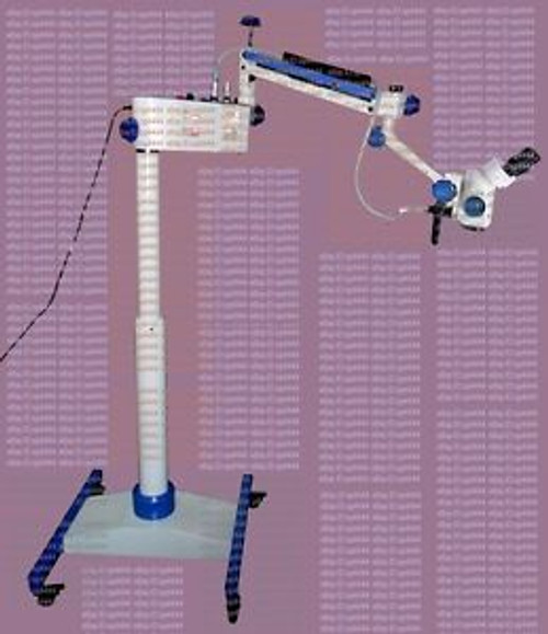 Dental Microscope on Stand with Caster Wheels