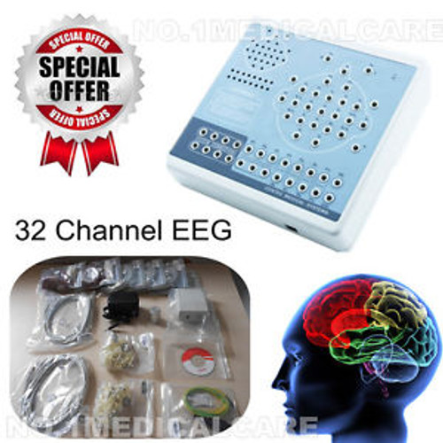 KT88-3200 Digital Brain Electric Mapping System, 32 Channel EEG, SW, CONTEC