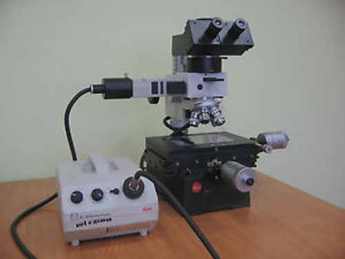 Leitz Wetzlar Leica Microscope ICR Mikroskop Reflected DIC Interference Contrast