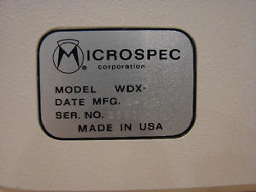 Oxford Microspec WDX 2-A Spectrometer - INCA Wave Updatable