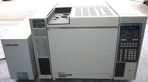 HP 5890A Gas Chromatograph with HP 5971A Mass Selective Detector