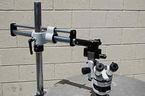 Wild Heerbrugg M5A Stereo Zoom 50x Microscope+Diagnostic Instruments Boom~GUAR