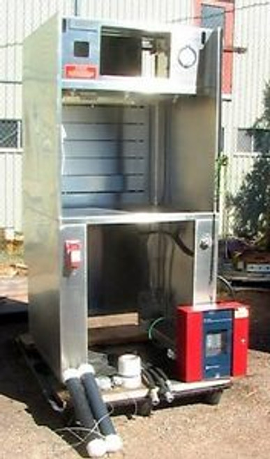 JST Manufacturing Stainless Steel Chemical Hazmat Solvent Workstation Fume Hood